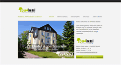 Desktop Screenshot of parkhotel-oberhof.de