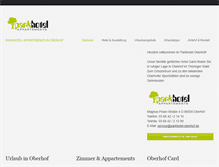 Tablet Screenshot of parkhotel-oberhof.de